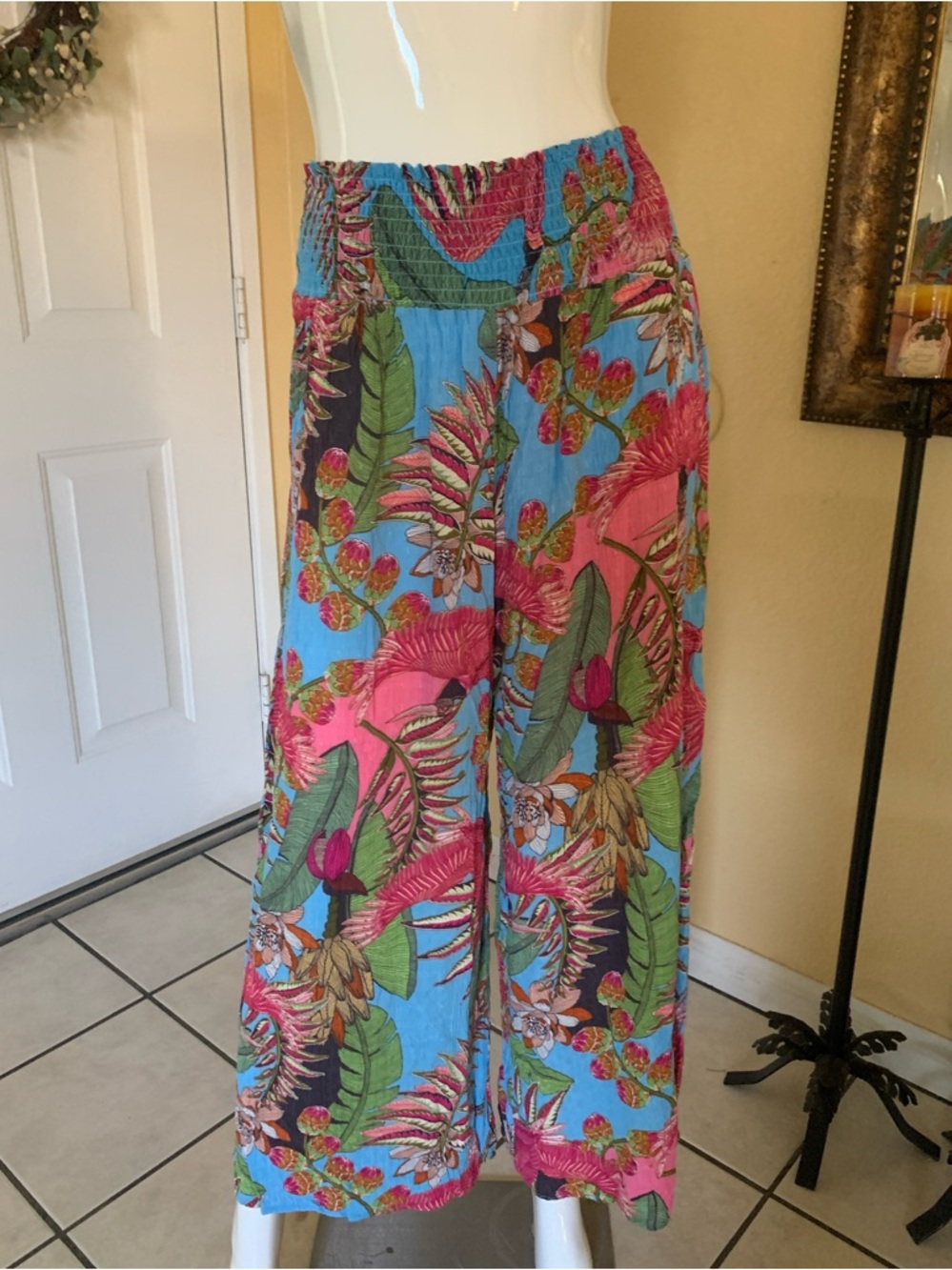 RACHEL Rachel Roy Multicolor Floral Pants